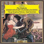 『チャイコフスキー：ロメオとジュリエット/1812年/フランチェスカ･ダ･リミニ他』