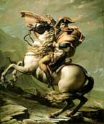 ダヴィッド画 『ナポレオンのアルプス越え』